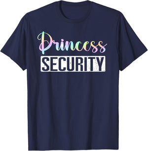Princess Security Halloween Mom Dad Parents Adult Costume T-Shirt - T-Shirt | Navy
