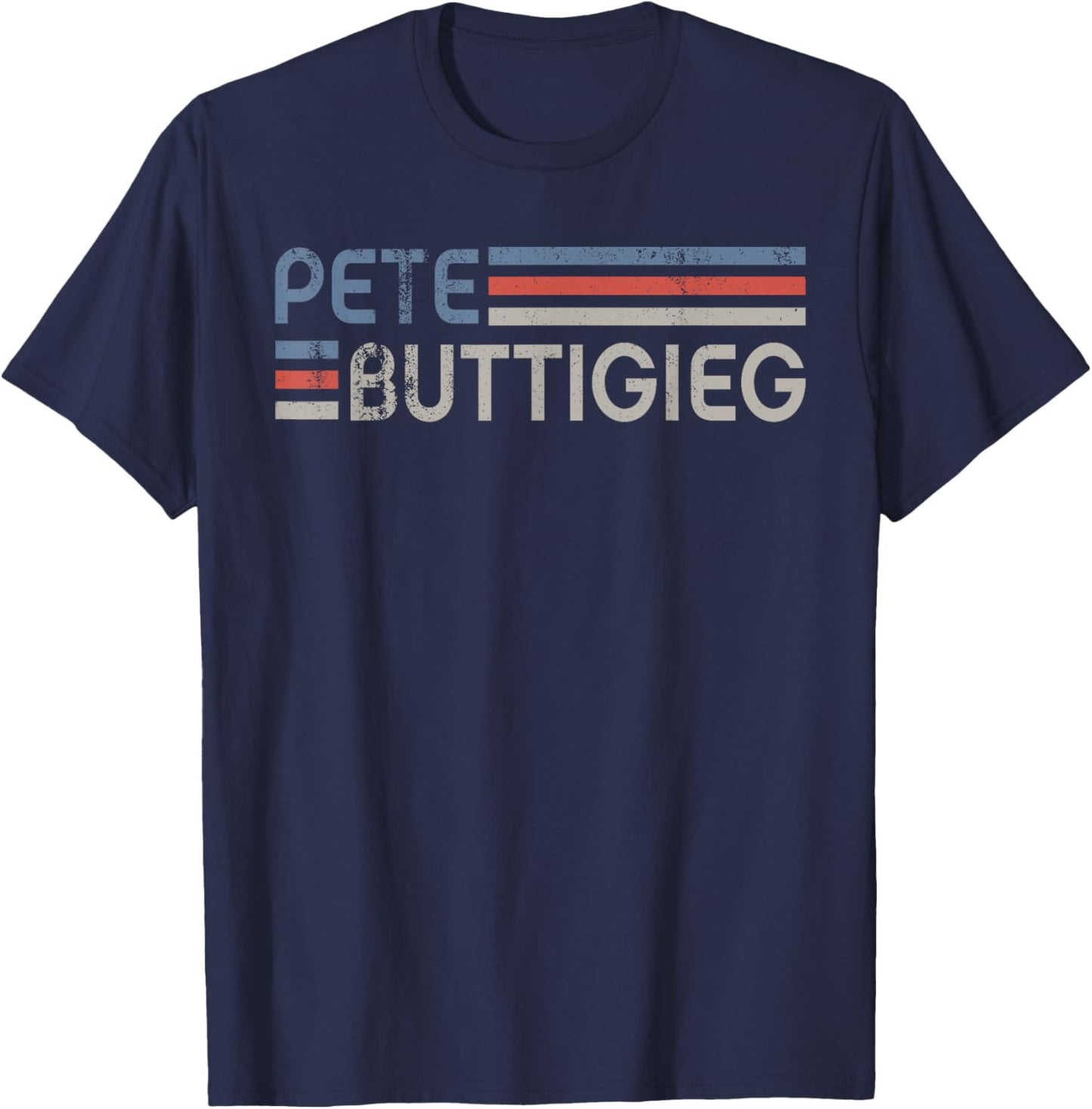 Vintage Pete Buttigieg 2028, Buddigieg For President 2028 T-Shirt - T-Shirt | Navy
