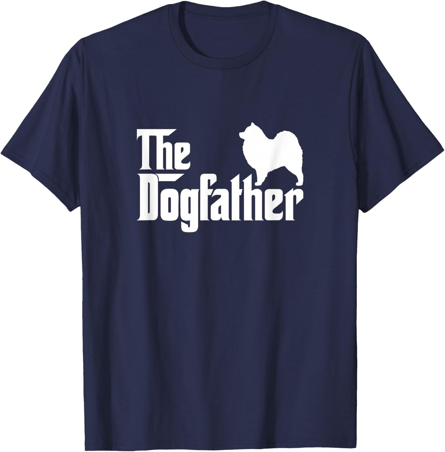 Samoyed Lover Gift DogFather T-Shirt - T-Shirt | Navy