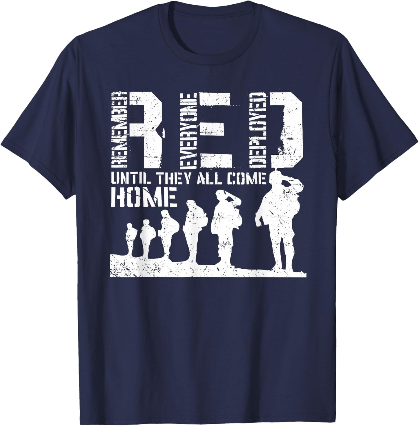 Red Friday Military Shirts I wear RED on Fridays Mom Women T-Shirt - T-Shirt | Navy