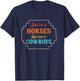 Good Taste In Horses Bad Taste In Cowboys Vintage T-Shirt - T-Shirt | Navy