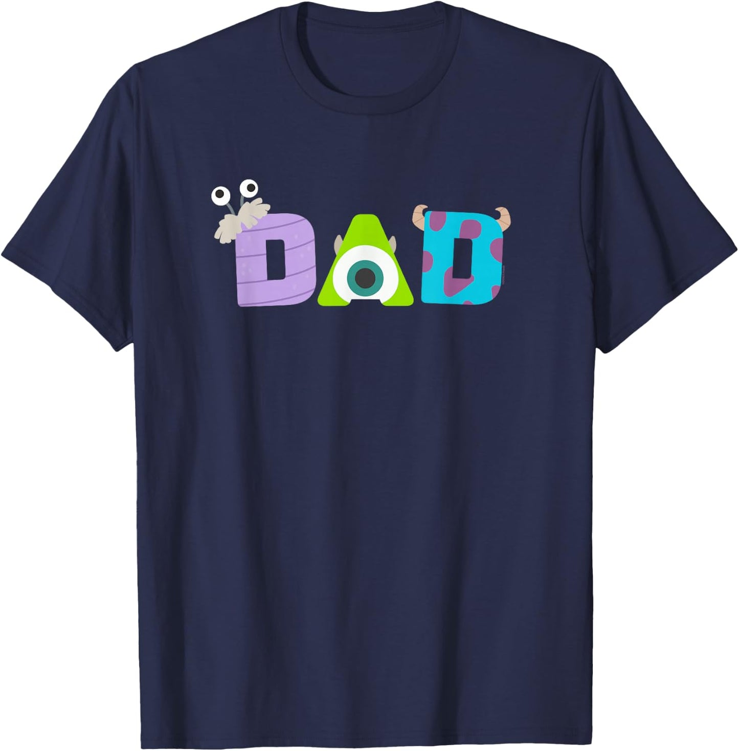 Disney and Pixar’s Monsters, Inc. Dad Father’s Day Birthday T-Shirt - T-Shirt | Navy