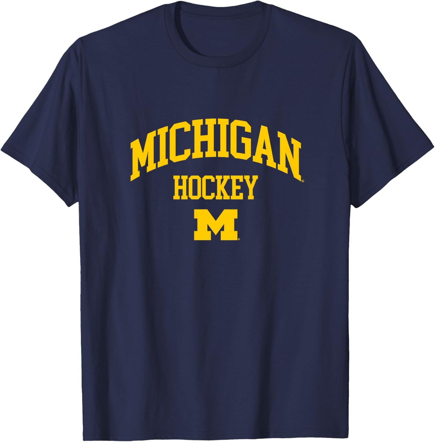 Kids University of Michigan Wolverines U of M Hockey T-Shirt - T-Shirt | Navy