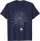 Funny Spider Web Lazy DIY Halloween Costume Men Women Kids T-Shirt - T-Shirt | Navy