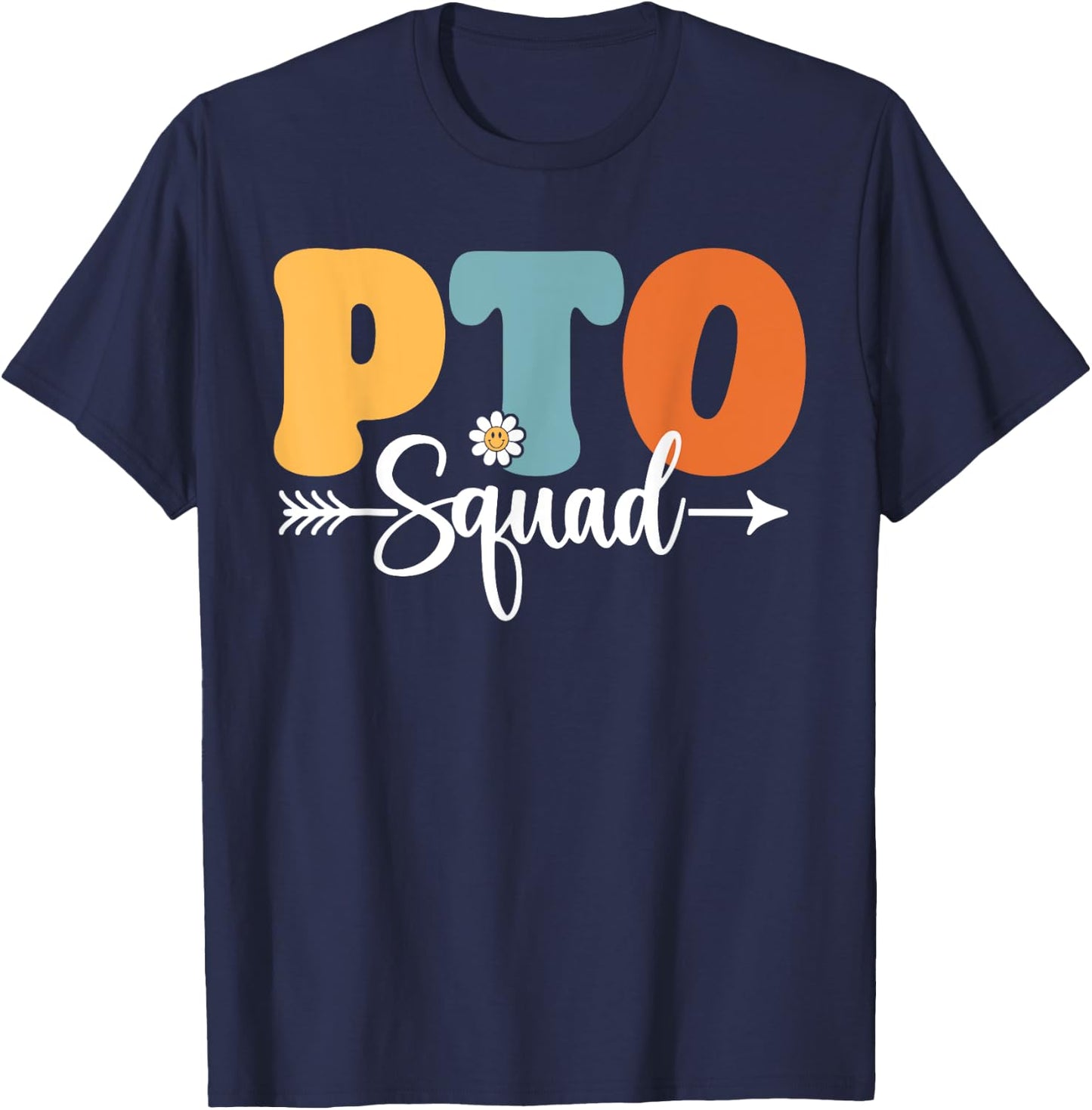 PTO Squad Back To School Teachers Students PTO Crew Men Women Kids T-Shirt - T-Shirt | Navy