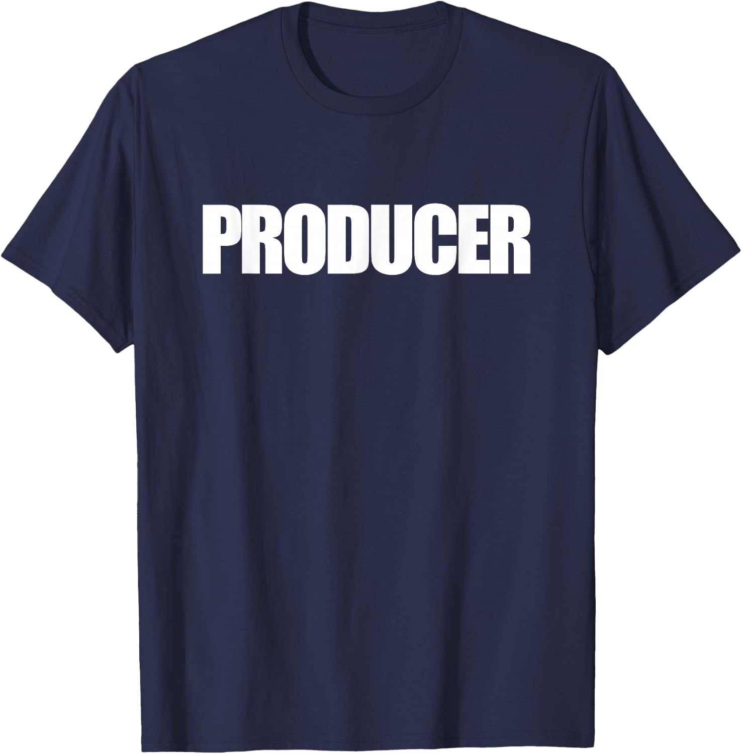 PRODUCER Film or Music Production On Set ID T-Shirt - T-Shirt | Navy