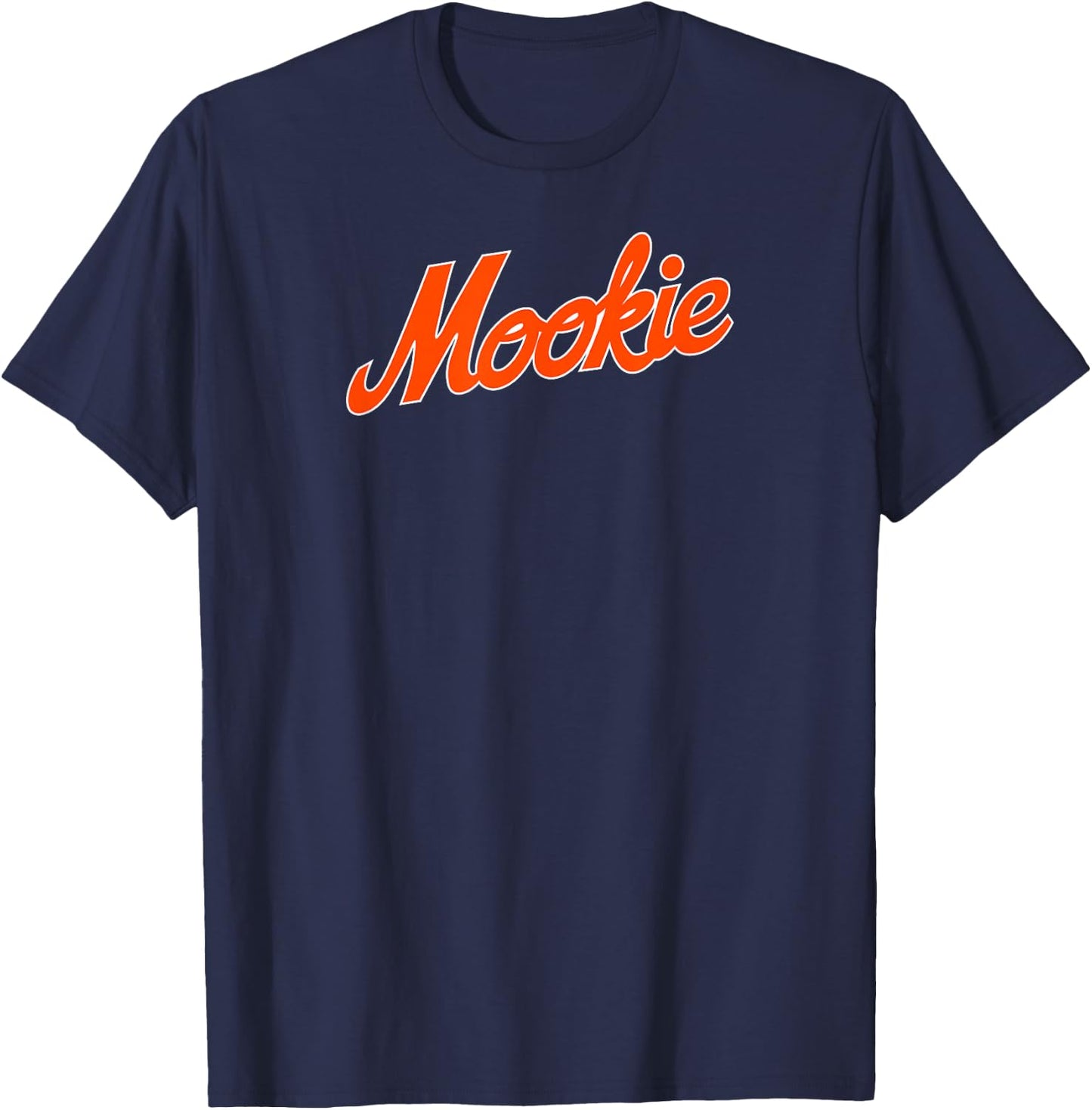 Mookie Wilson: Team Name Text - New York Baseball T-Shirt - T-Shirt | Navy