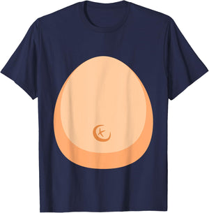 Funny lazy DIY monkey belly costume for halloween party T-Shirt - T-Shirt | Navy