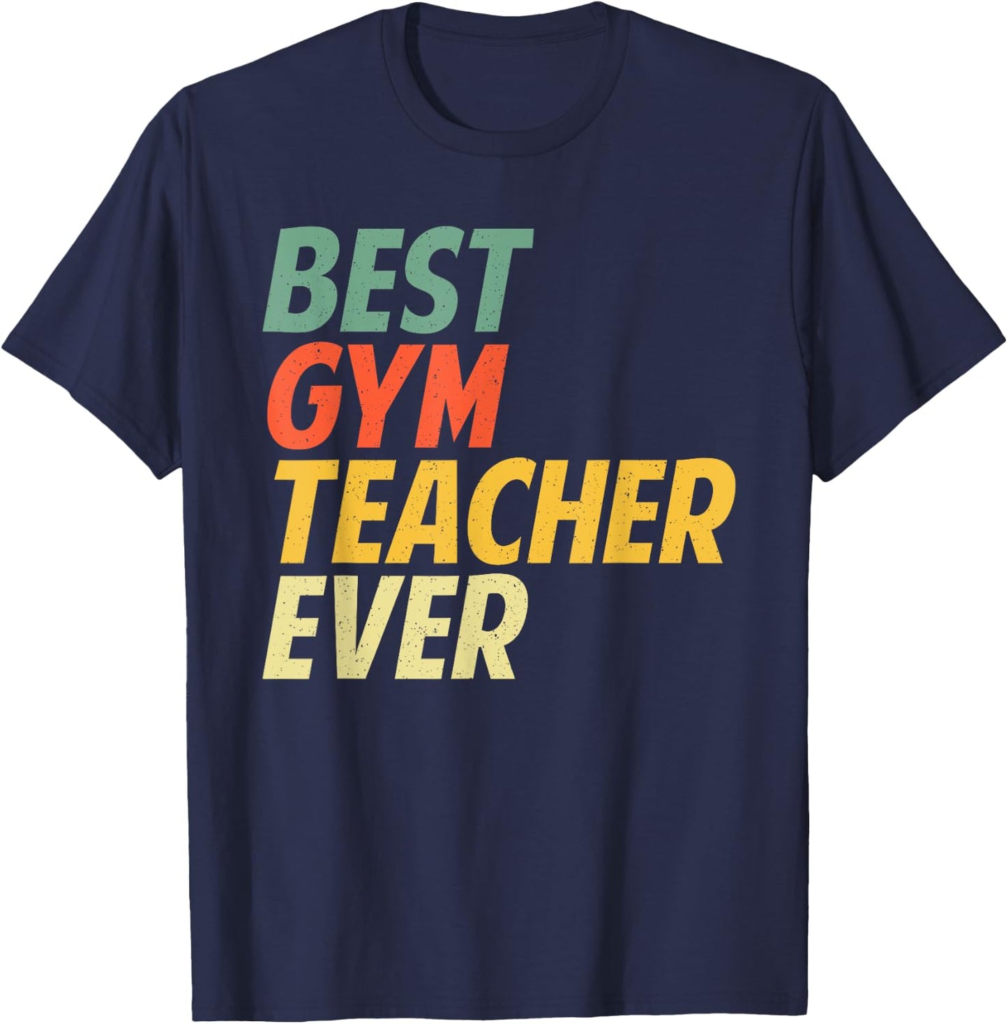 Funny Gym Teacher Art Women PE Teacher Appreciation T-Shirt - T-Shirt | Navy