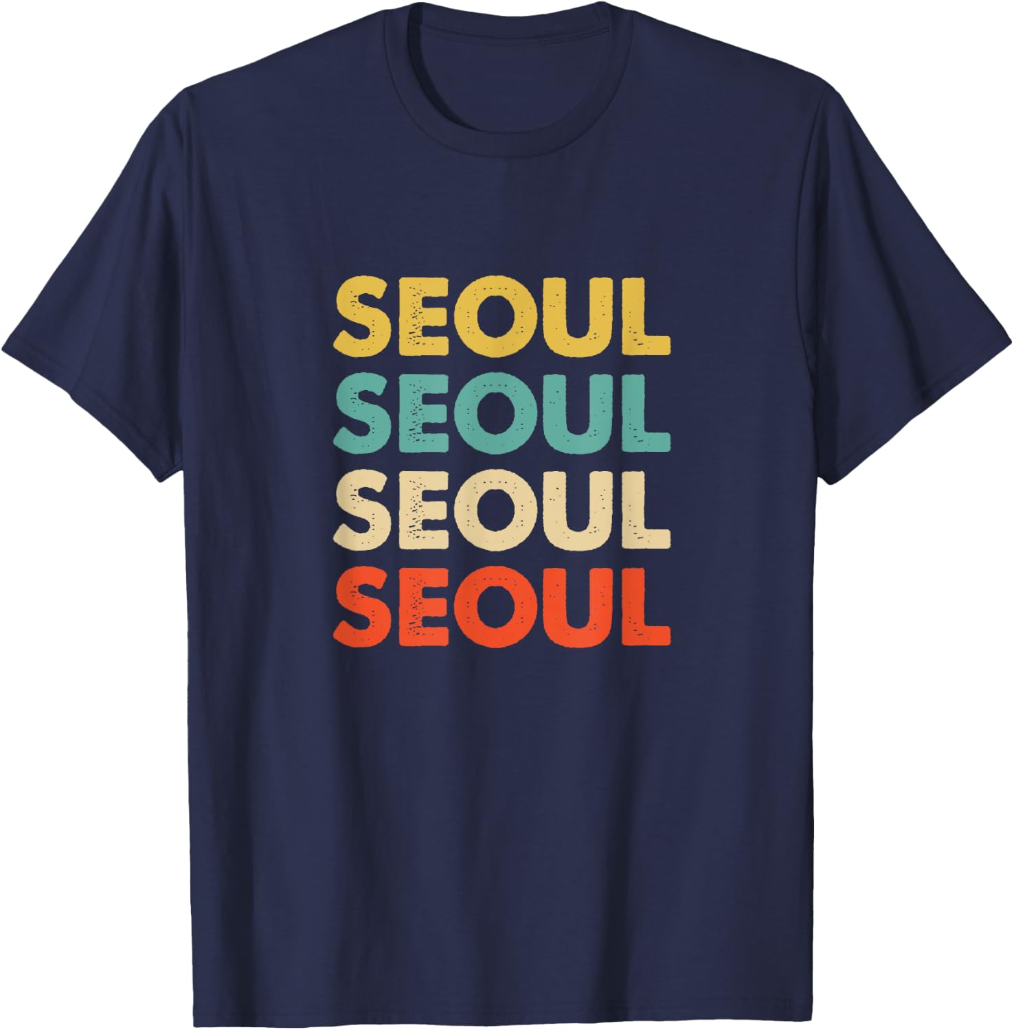 Seoul South Korea T-Shirt - T-Shirt | Navy