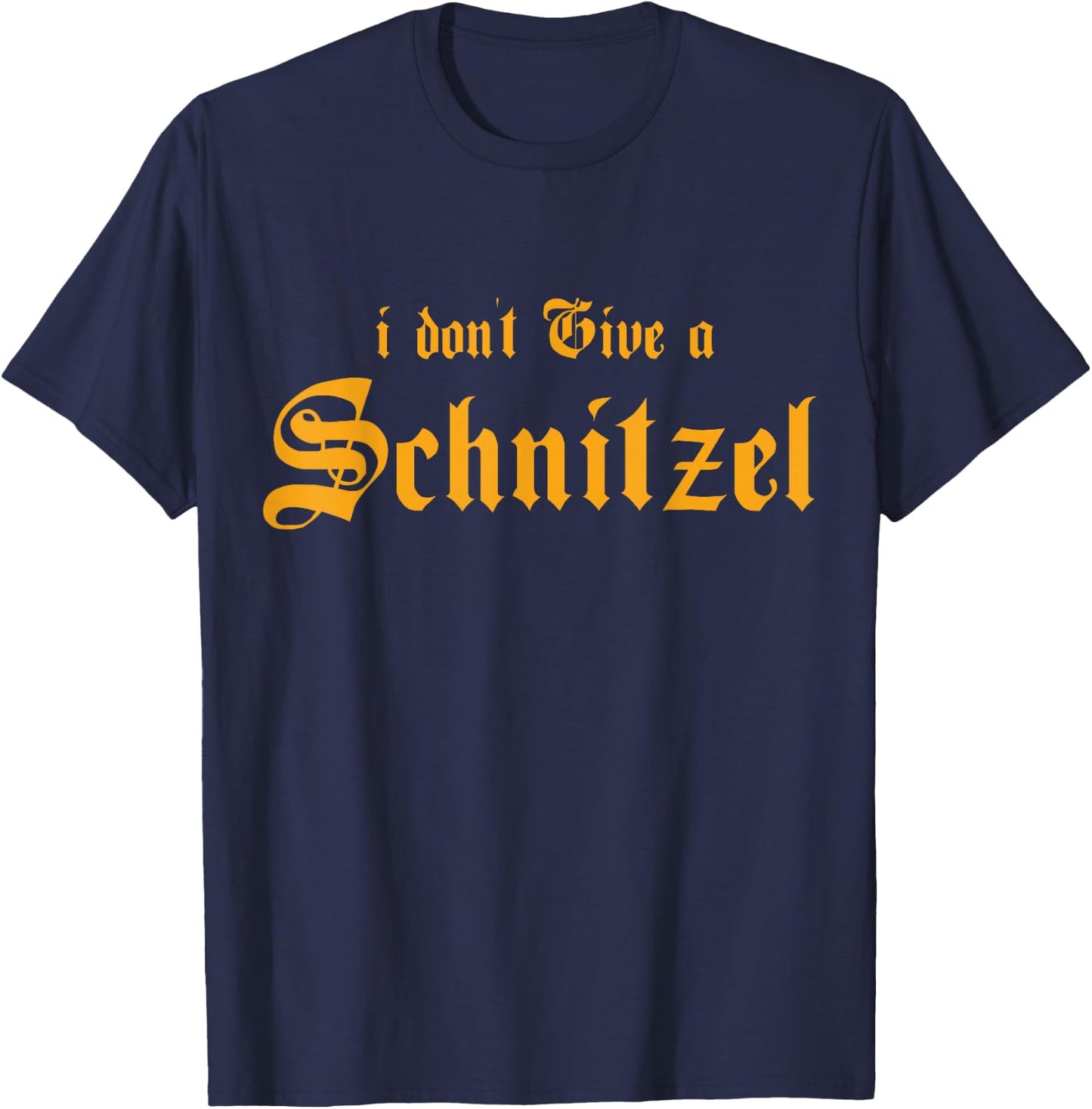 I Don't Give A Schnitzel T-Shirt - T-Shirt | Navy