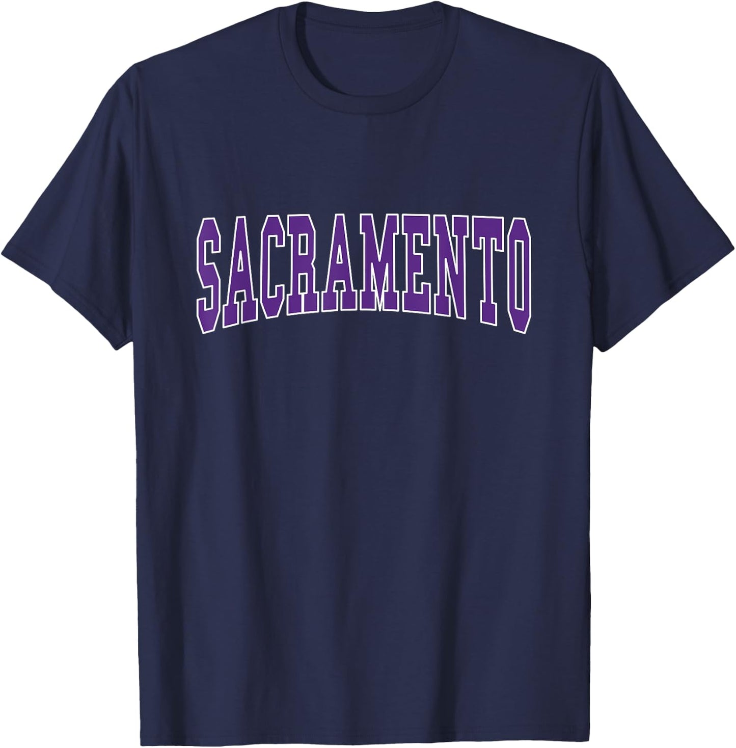 SACRAMENTO - Hometown Pride - Throwback Design - Classic T-Shirt - T-Shirt | Navy