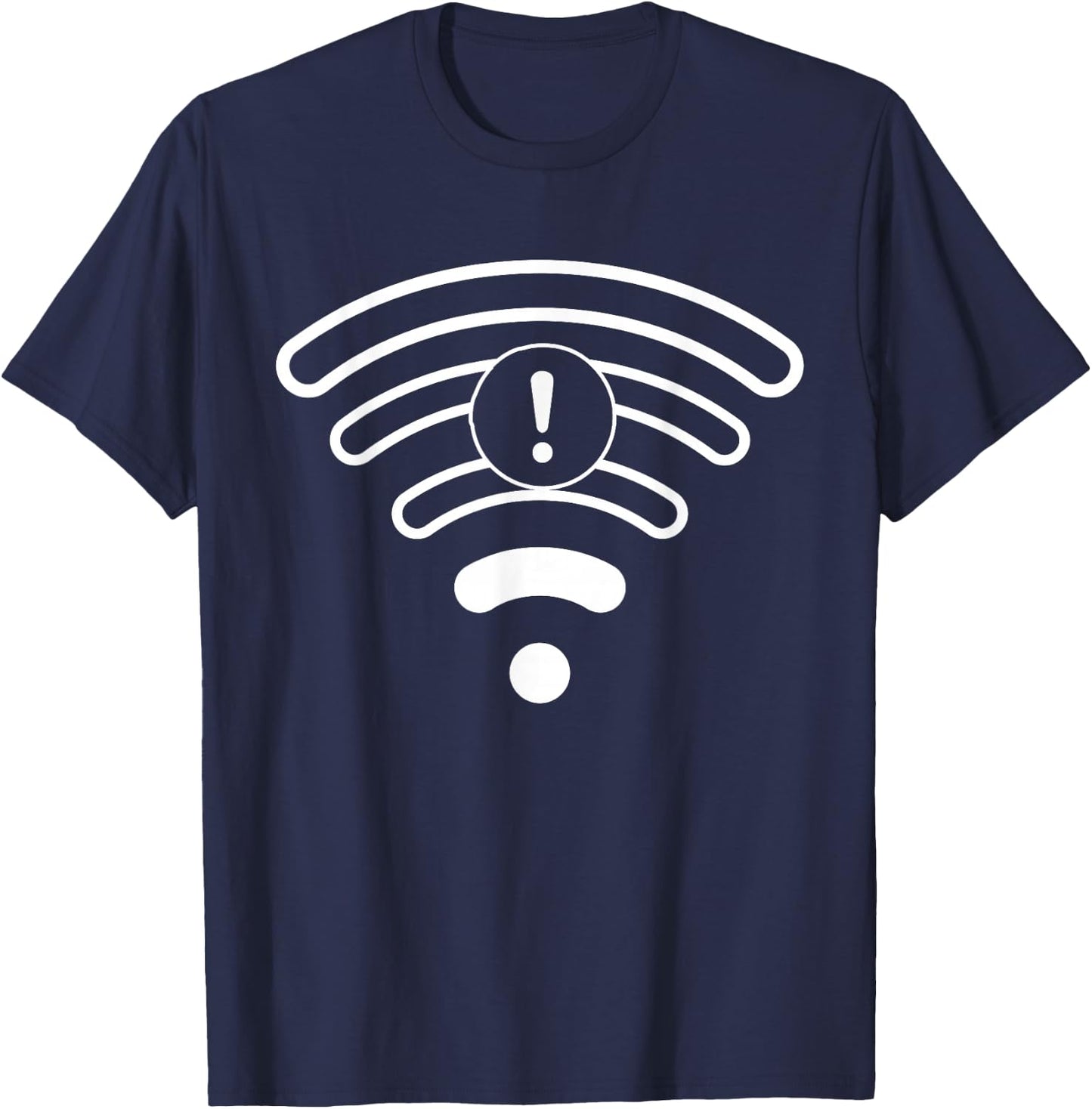 Low No Wifi Signal Lazy DIY Funny Halloween Costume Matching T-Shirt - T-Shirt | Navy