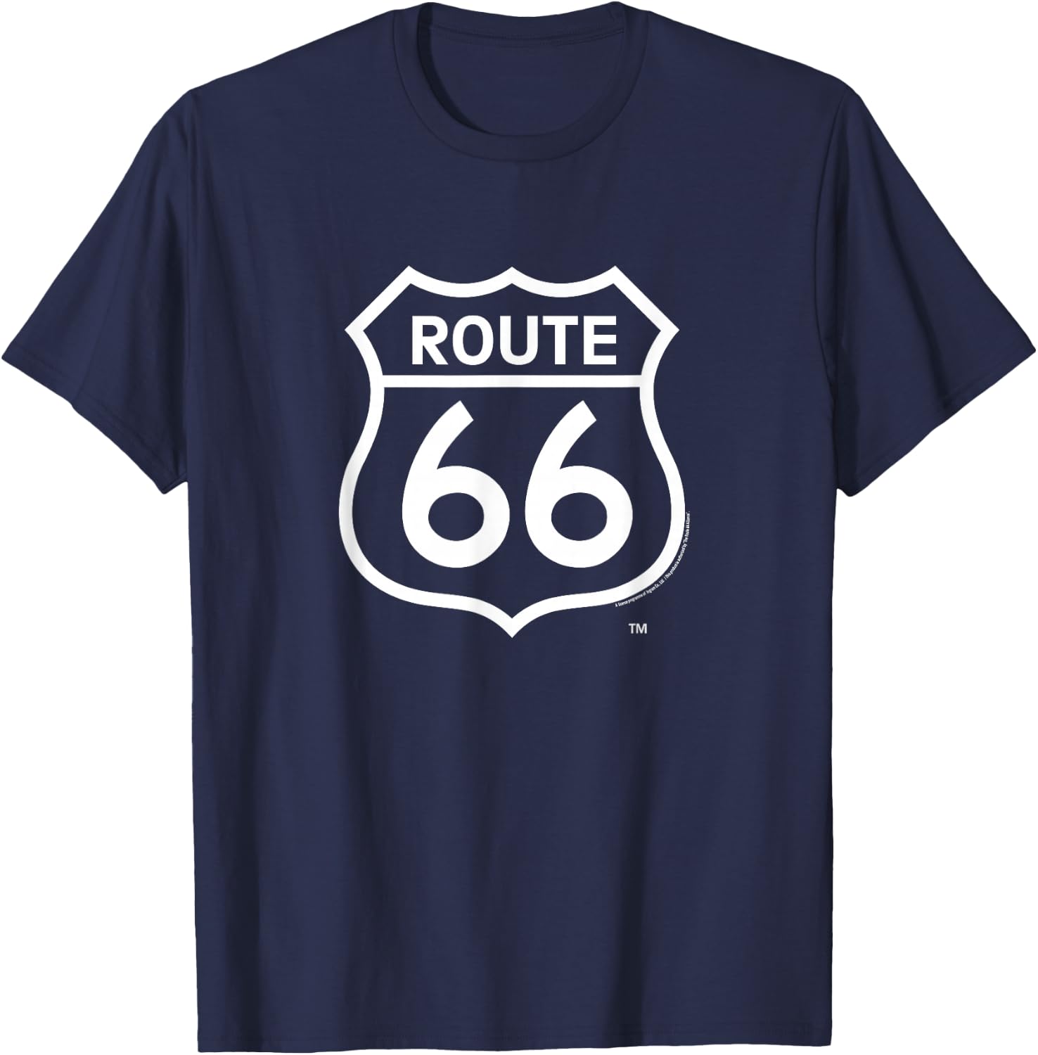 Route 66/ (RT66-01) T-Shirt - T-Shirt | Navy