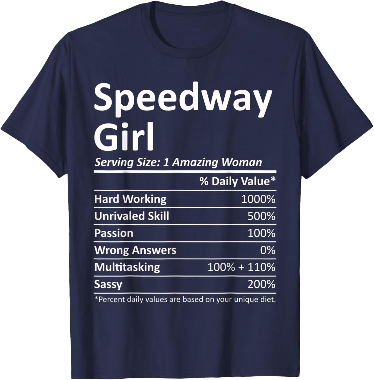 SPEEDWAY GIRL IN INDIANA Funny City Home Roots USA Gift T-Shirt - T-Shirt | Navy
