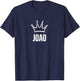King Joao Crown - Custom First Name Birthday #1 Winner T-Shirt - T-Shirt | Navy