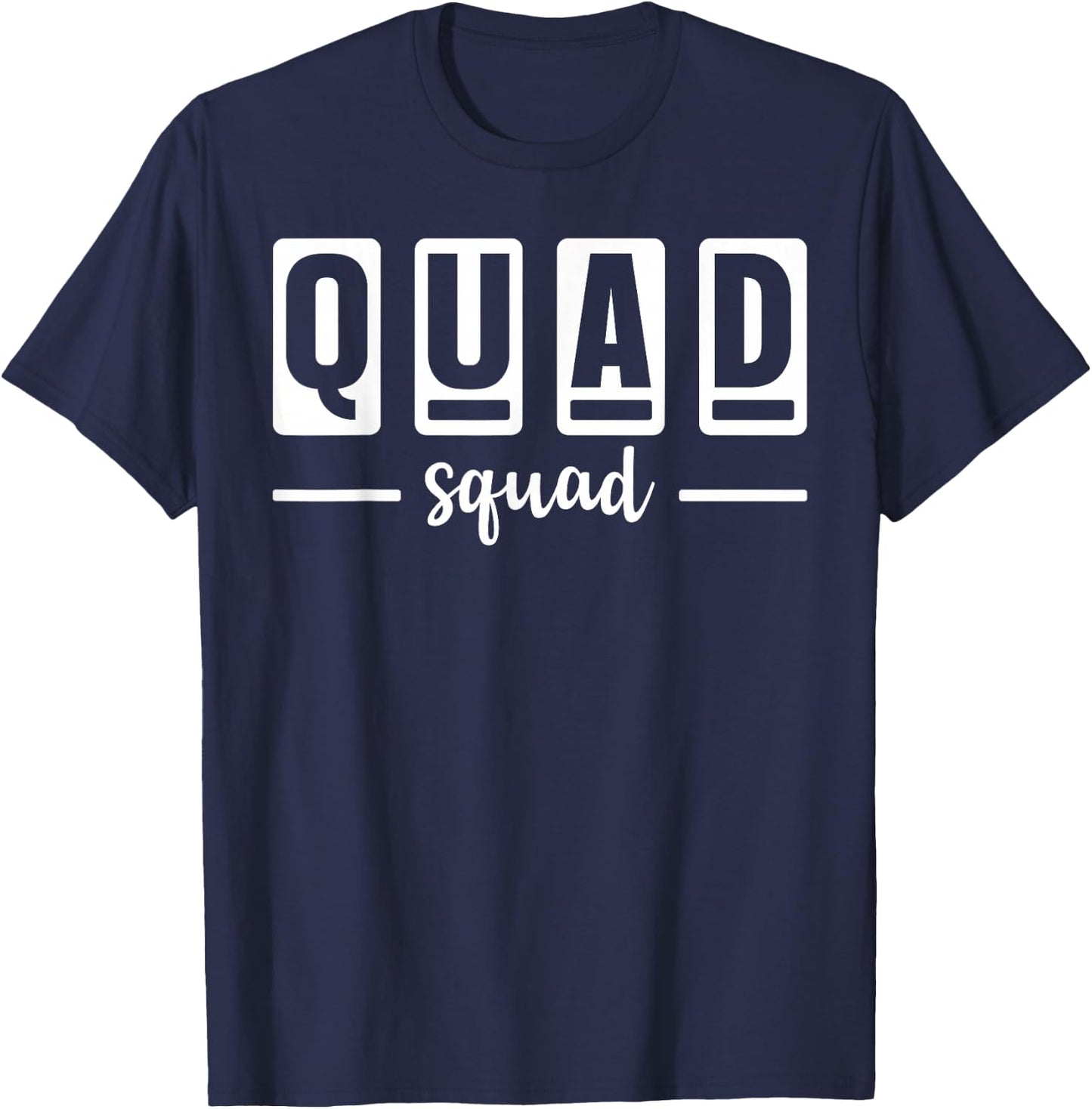 Quad Squad T-Shirt - T-Shirt | Navy