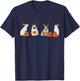 Cute Fall Ghost Bunny Rabbit Halloween Costume Spooky Season T-Shirt - T-Shirt | Navy