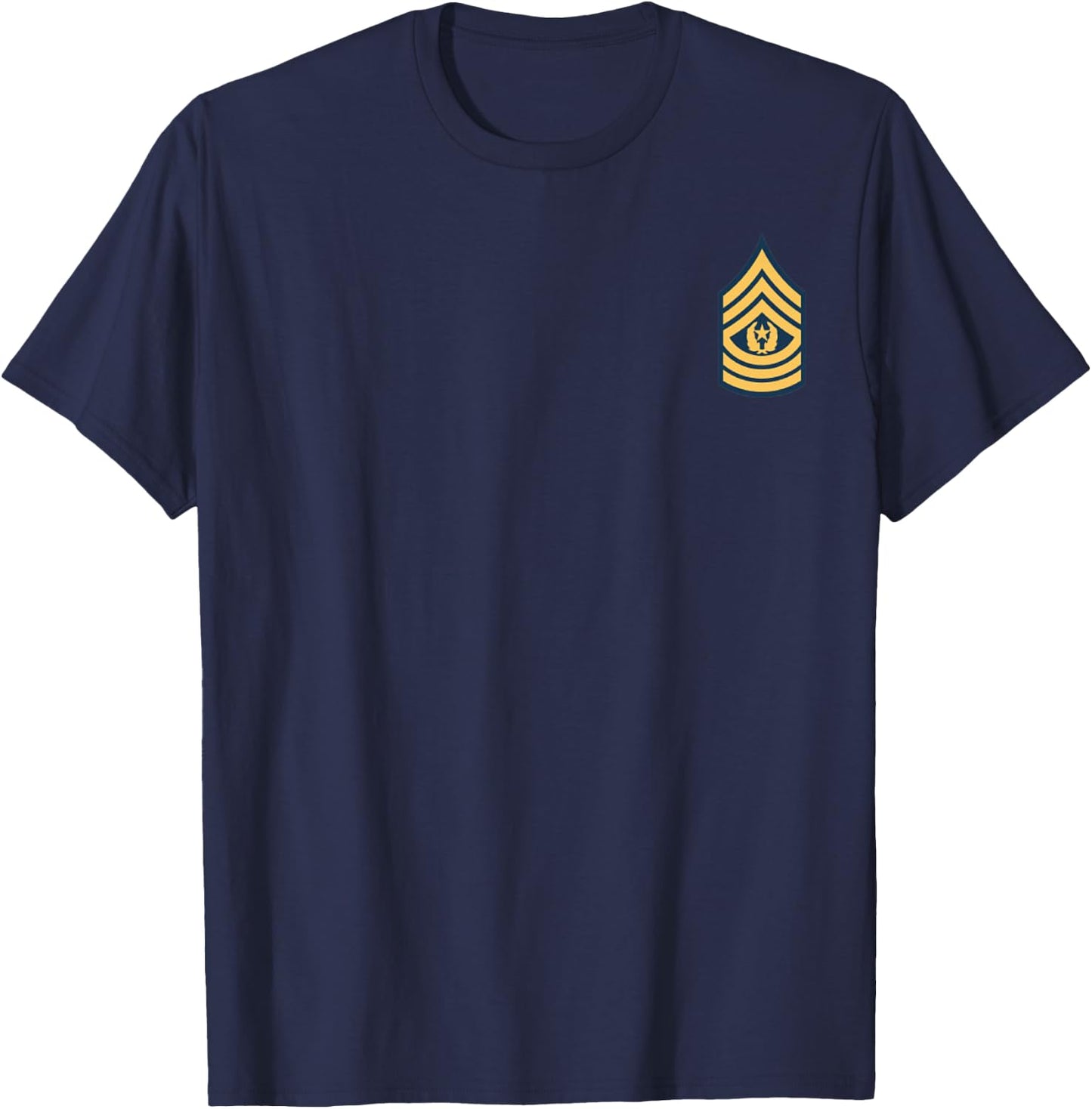 Army Command Sergeant Major E-9 Military Rank T-Shirt - T-Shirt | Navy