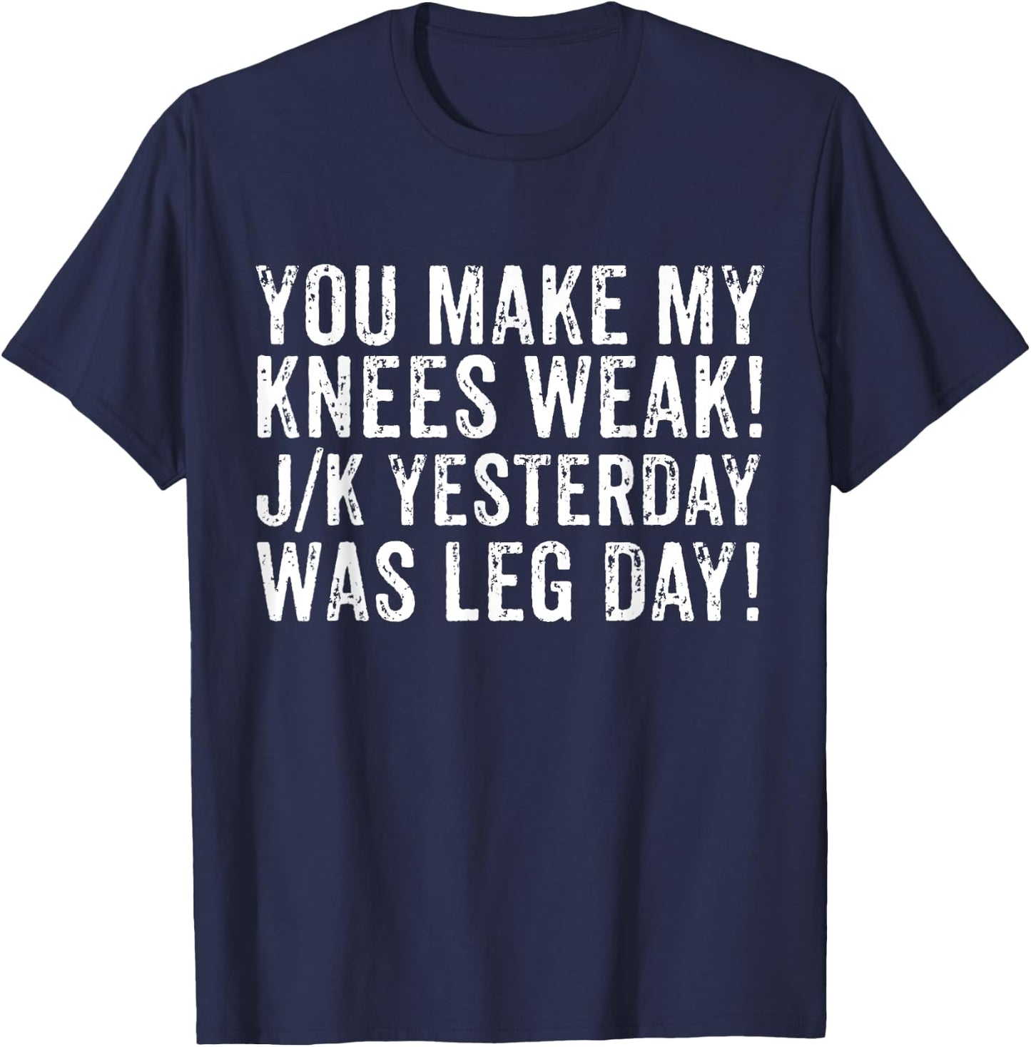 Funny Gym Workout Clothes Humour Sarcastic T-Shirt - T-Shirt | Navy