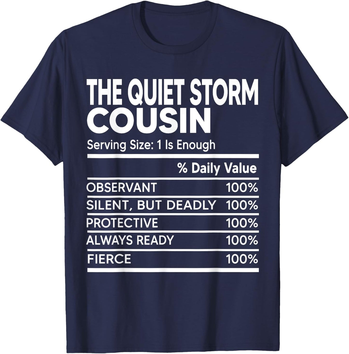 Member Of The Crazy Cousin Crew Matching Family Funny Facts T-Shirt - T-Shirt | Navy