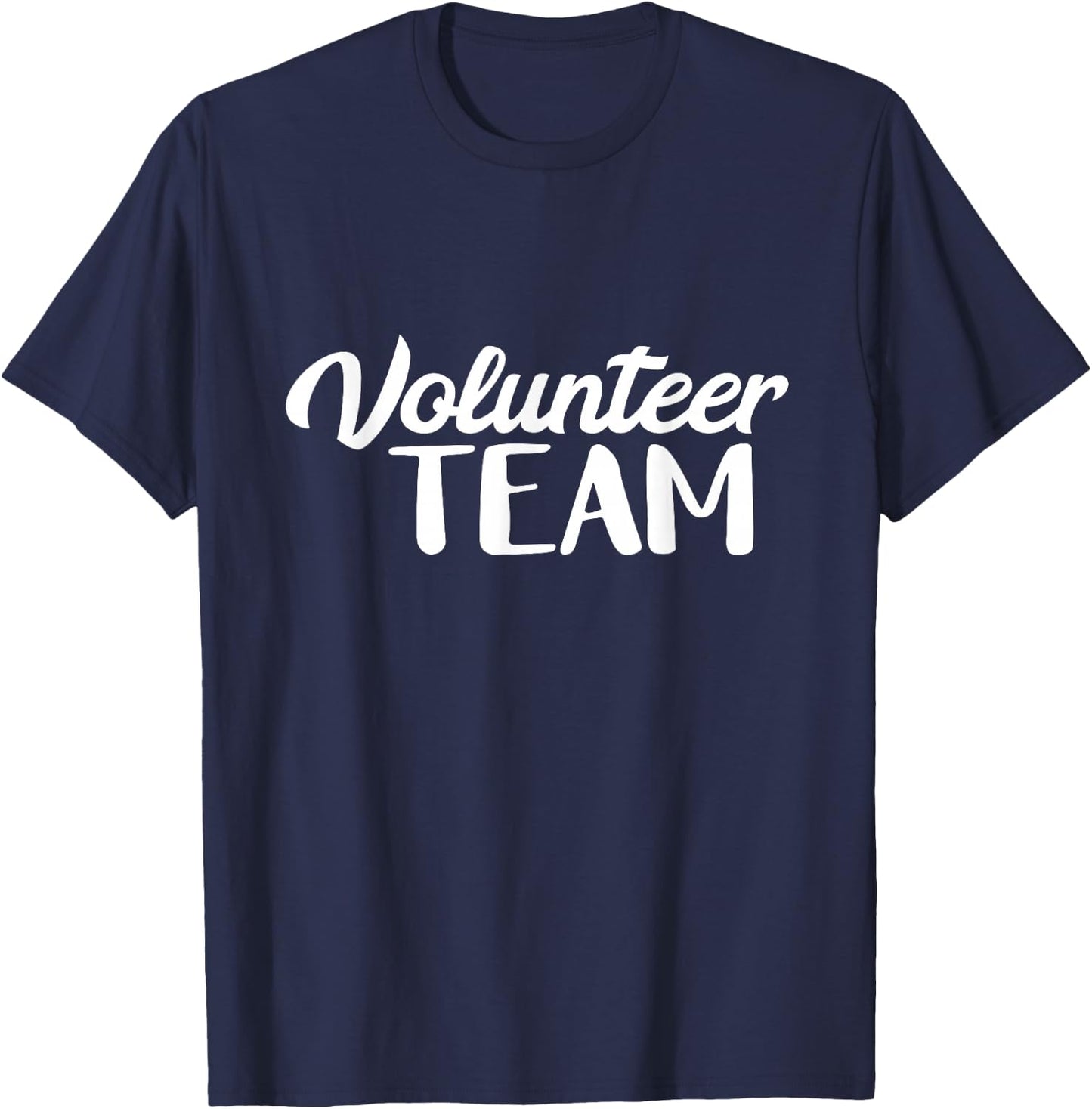Volunteer Team Volunteering Appreciation Job Unpaid Hobby T-Shirt - T-Shirt | Navy