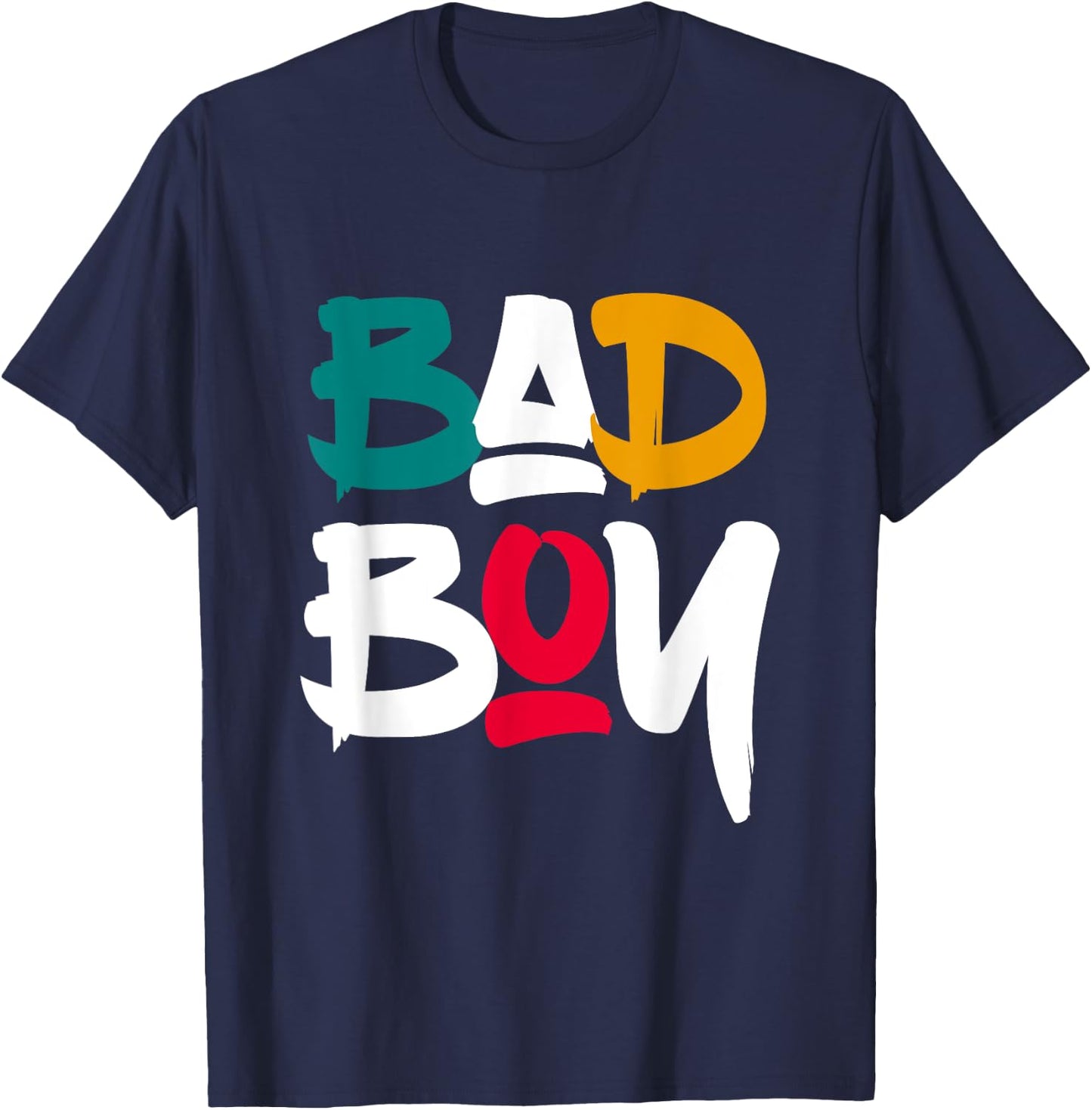Bad Boy Shirts, Cool Bad Boys Fashion Graphic Design Style T-Shirt - T-Shirt | Navy