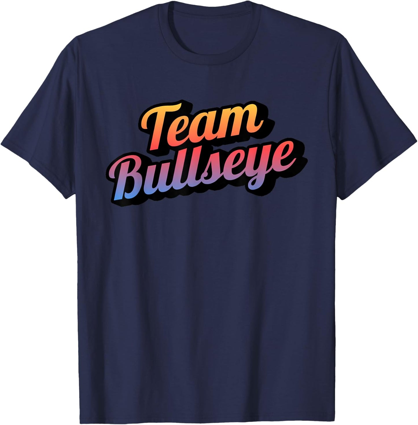 Funny Blown Mosaic Stained Fused Glass Artist Team Bullseye T-Shirt - T-Shirt | Navy