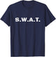 SWAT Team Boys Halloween Costume Kids Tactical Uniform Shirt T-Shirt - T-Shirt | Navy