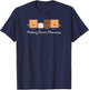 Making Smore Memories Camping Campfire Smores Cartoon T-Shirt - T-Shirt | Navy