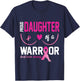 Proud Daughter Of A Breast Cancer Warrior Fight Together Win T-Shirt - T-Shirt | Navy