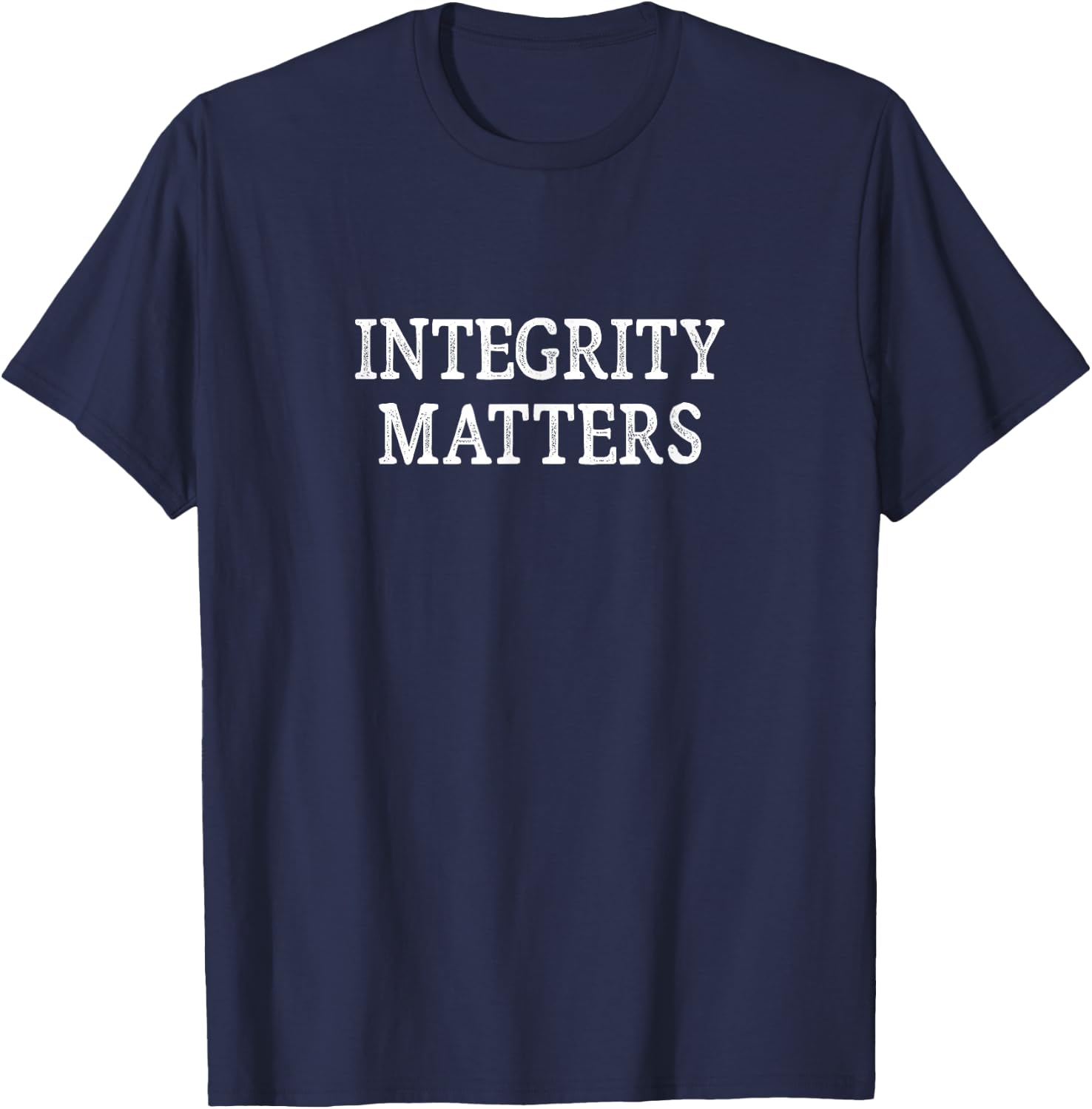 Integrity Matters - Vintage Style T-Shirt - T-Shirt | Navy
