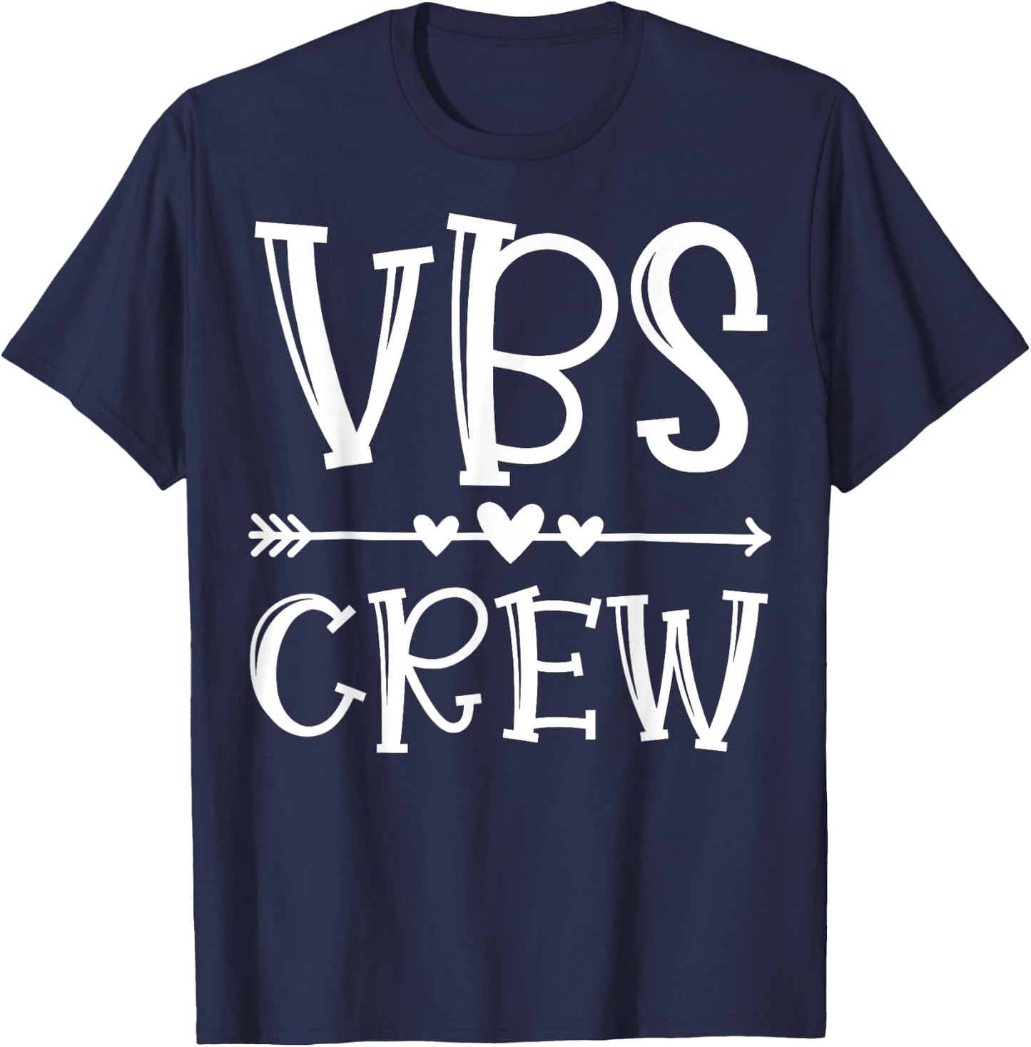 VBS Crew Faith-Based Gathering Sunday School Teacher Women Girls Kids T-Shirt - T-Shirt | Navy