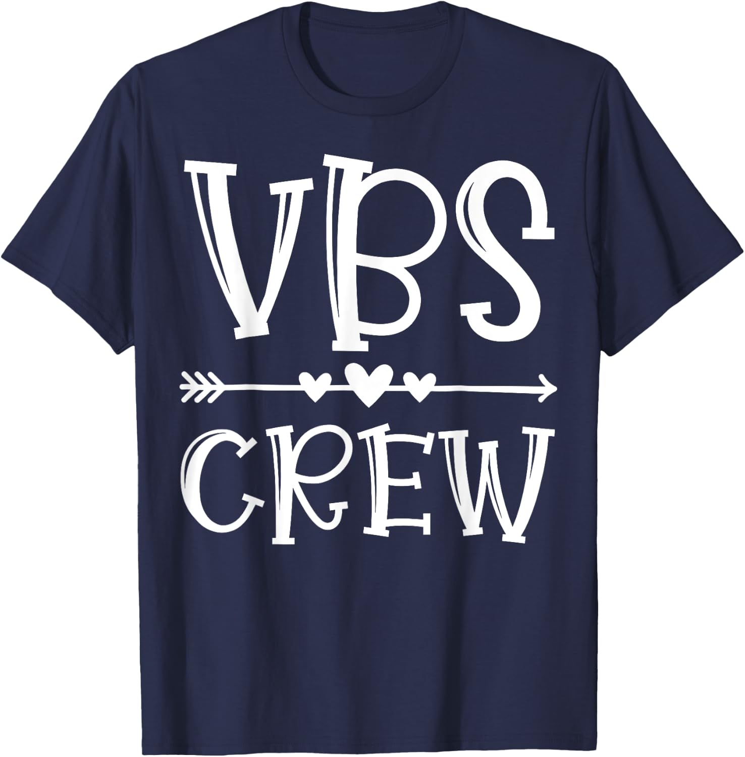 VBS Crew Faith-Based Gathering Sunday School Teacher Women Girls Kids T-Shirt - T-Shirt | Navy