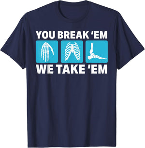 Vintage Radiology Technician Radiologist Expert T-Shirt - T-Shirt | Navy