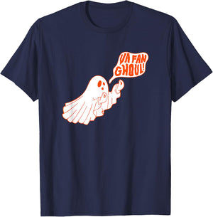 Va Fan Ghoul, Italian Ghost, Ghoul, Halloween Funny T-Shirt - T-Shirt | Navy