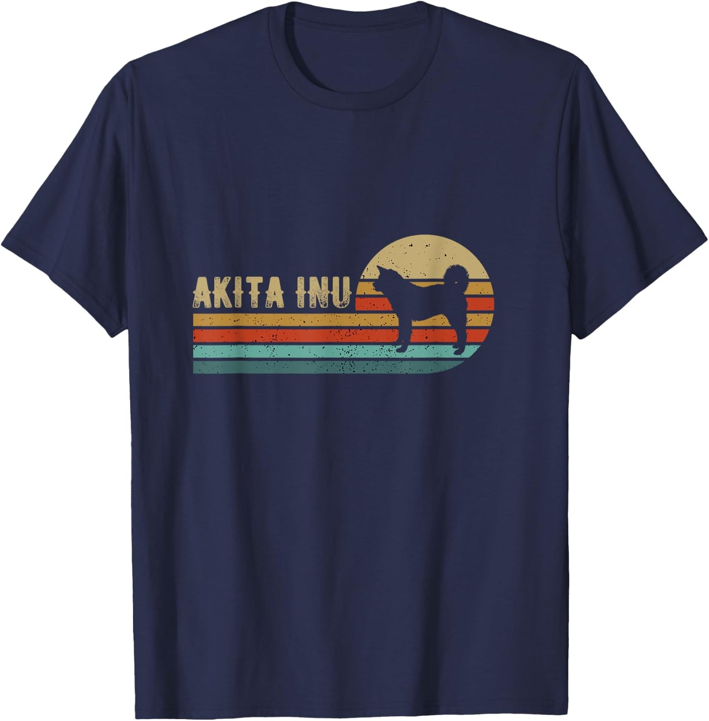Akita Inu Dog T-Shirt - T-Shirt | Navy