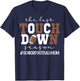The Last Touchdown Season Football Mom Senior Game Day T-Shirt - T-Shirt | Navy