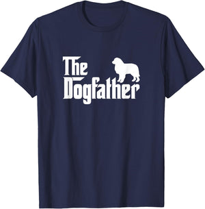 Great Pyrenees - The Dogfather Dog Papa Dad T-Shirt - T-Shirt | Navy