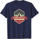 Campaholic Outdoor Addict with a tent T-Shirt - T-Shirt | Navy
