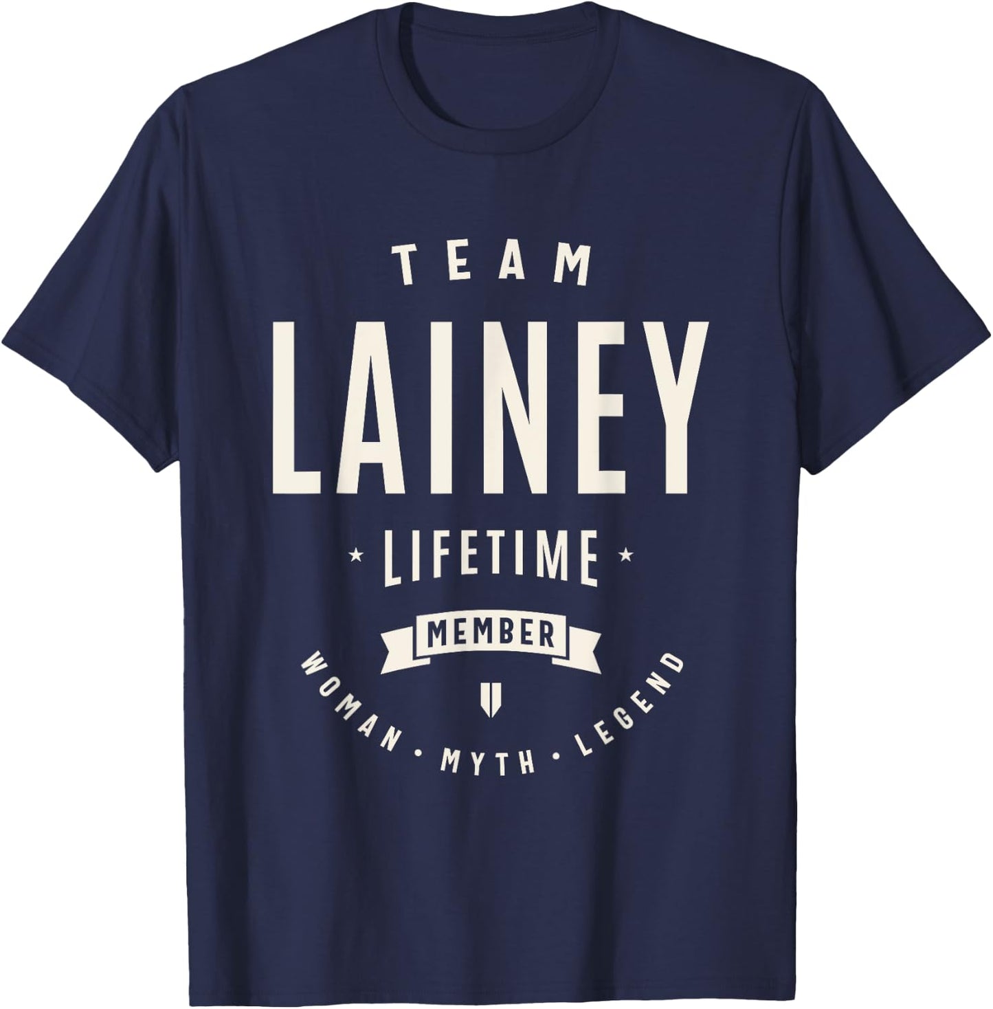Team Lainey Lifetime Member Funny Name Lainey T-Shirt - T-Shirt | Navy