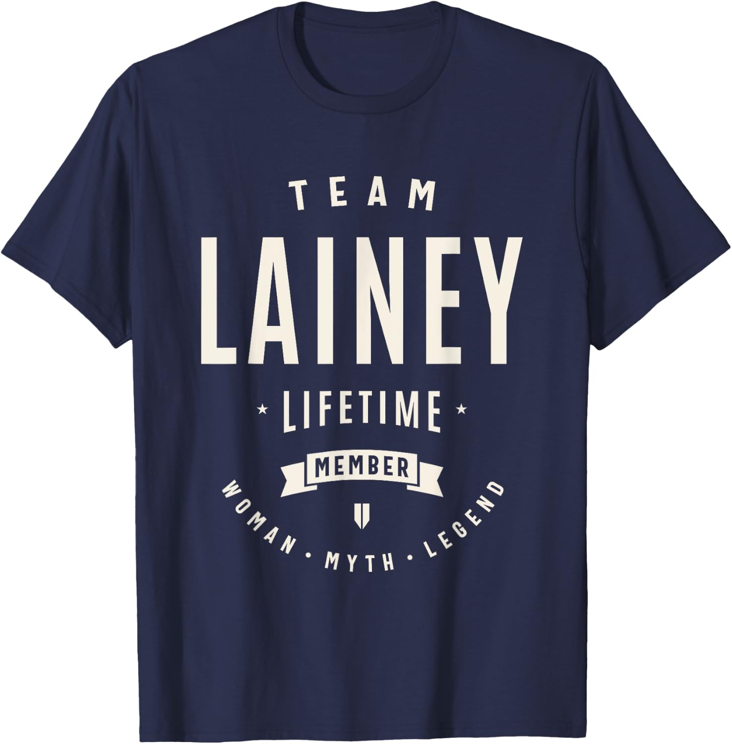 Team Lainey Lifetime Member Funny Name Lainey T-Shirt - T-Shirt | Navy