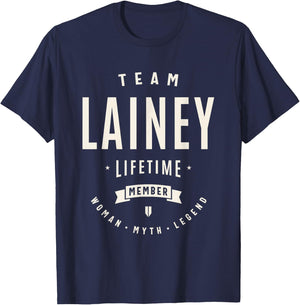 Team Lainey Lifetime Member Funny Name Lainey T-Shirt - T-Shirt | Navy