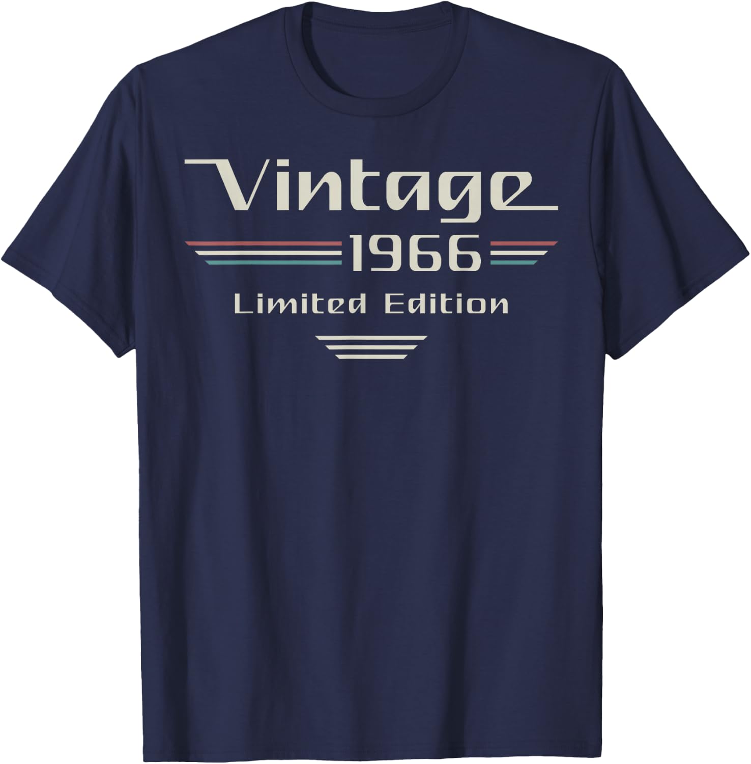 Vintage 1966 Limited Edition Classic Car 60th Birthday T-Shirt - T-Shirt | Navy