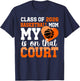 Class Of 2026 Basketball Senior Mom Basketball Senior Mama T-Shirt - T-Shirt | Navy