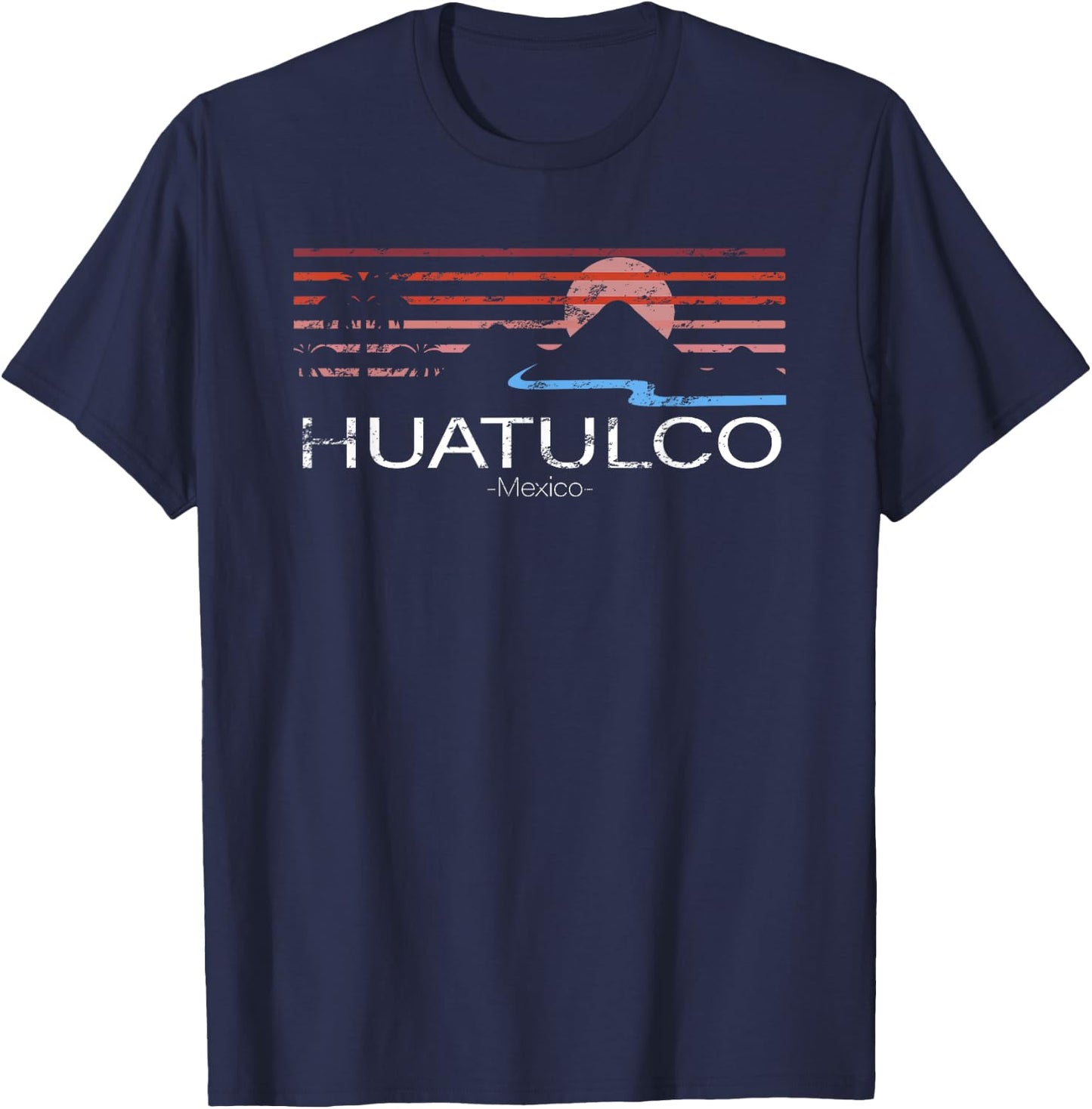Huatulco Mexico T-Shirt - T-Shirt | Navy
