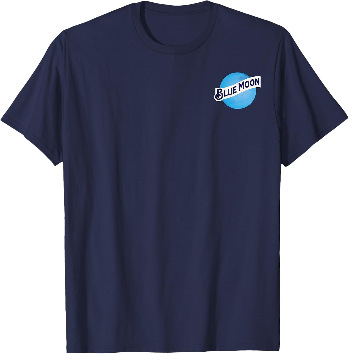 Blue Moon Round Logo T-Shirt - T-Shirt | Navy