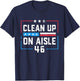 Clean Up In Aisle 46 American Vintage T-Shirt - T-Shirt | Navy