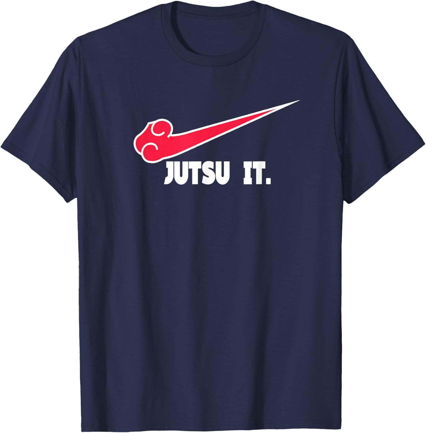Jutsu It Shirt. Jiu Jitsu | Cute I Love Ju-jutsu T-Shirt - T-Shirt | Navy