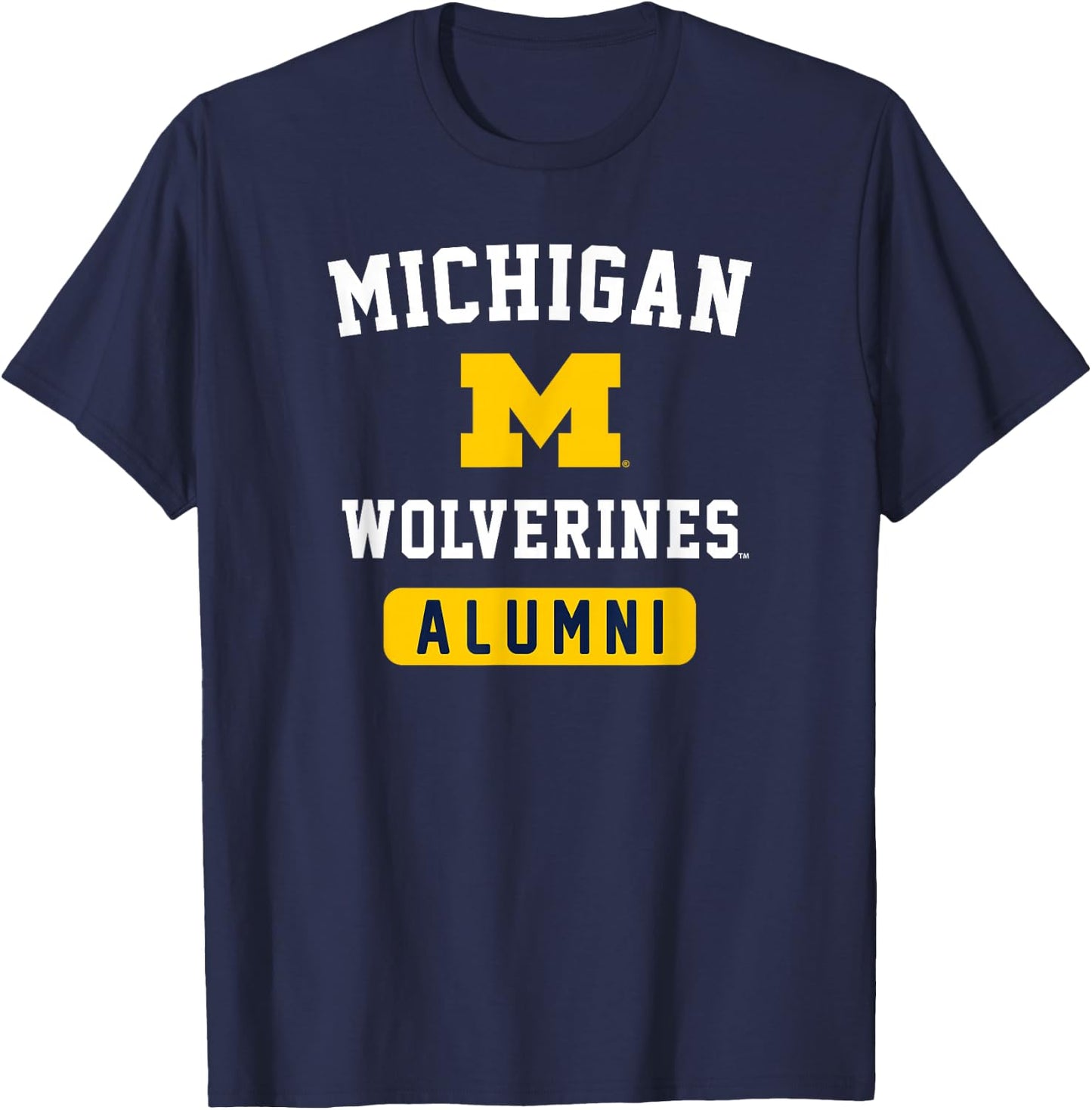 University of Michigan Wolverines U of M Alumni T-Shirt - T-Shirt | Navy
